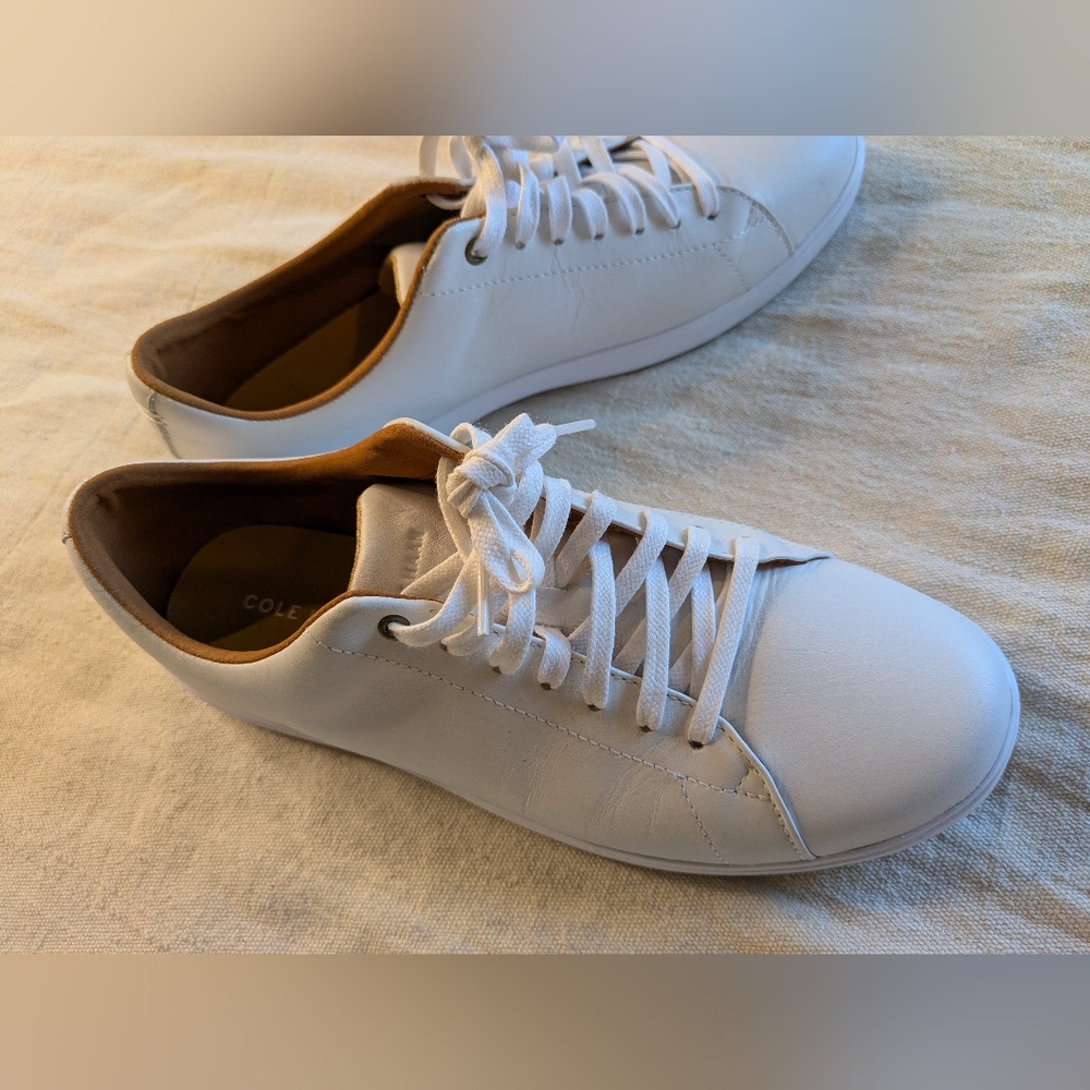 Cole Haan Women's Classic White Sneakers - Picture 6 of 11